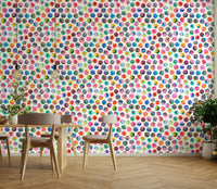 Watercolor circle wallpaper, GD868
