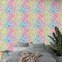 Pastel rainbow square design

