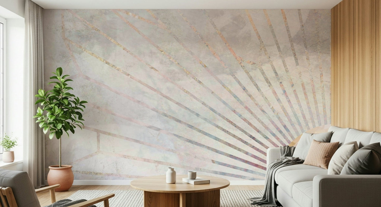 Geometric Dawn Wall Mural -2464587