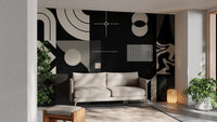 Geometric Elegance Wall Mural - Giffywalls