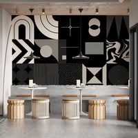 Geometric Elegance Wall Mural - Giffywalls