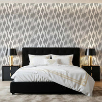Sharp pointed tips meet rounded shoulders in this Teardrop Geometry wallpaper repeat.⁠GD9526