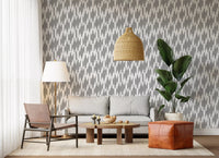 Hallway flow longer with this Geometric Flow Teardrop grey wallpaper in view.⁠GD9526