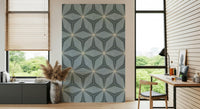Elegant ray pattern Geometric Flowers Radiance wall mural decor.