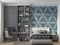 Modern diamond design Geometric Flowers Radiance wallpaper.