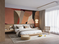 Geometric Fusion Wallpaper for Bedroom C408