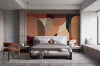 Geometric Fusion Mural Wallpaper C408