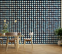 Watercolor stripe wall art

