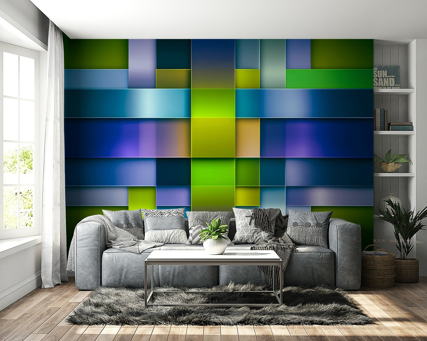 Wallpaper for walls in modern interiors, GD2395
