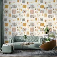 Unique geometric wallpaper with a harmonious balance.

