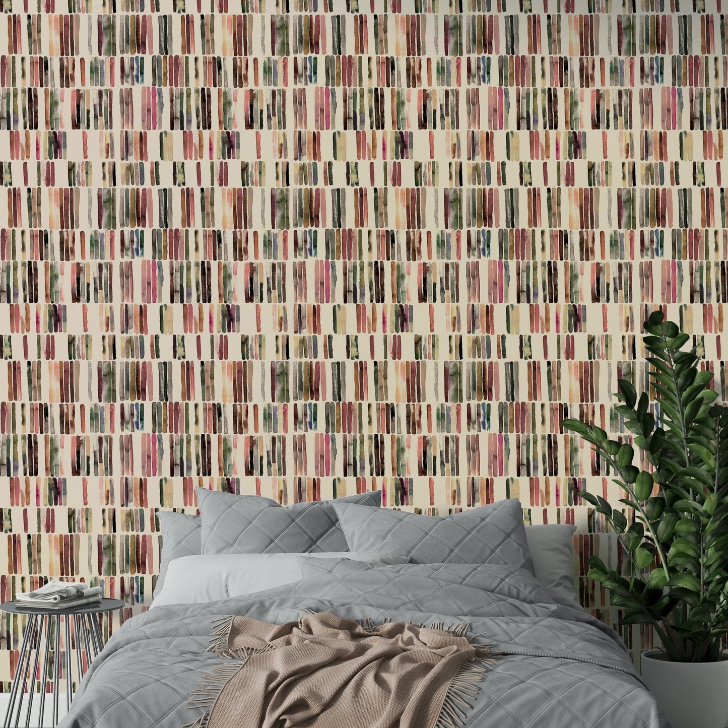 Minimal stripe wallpaper pattern

