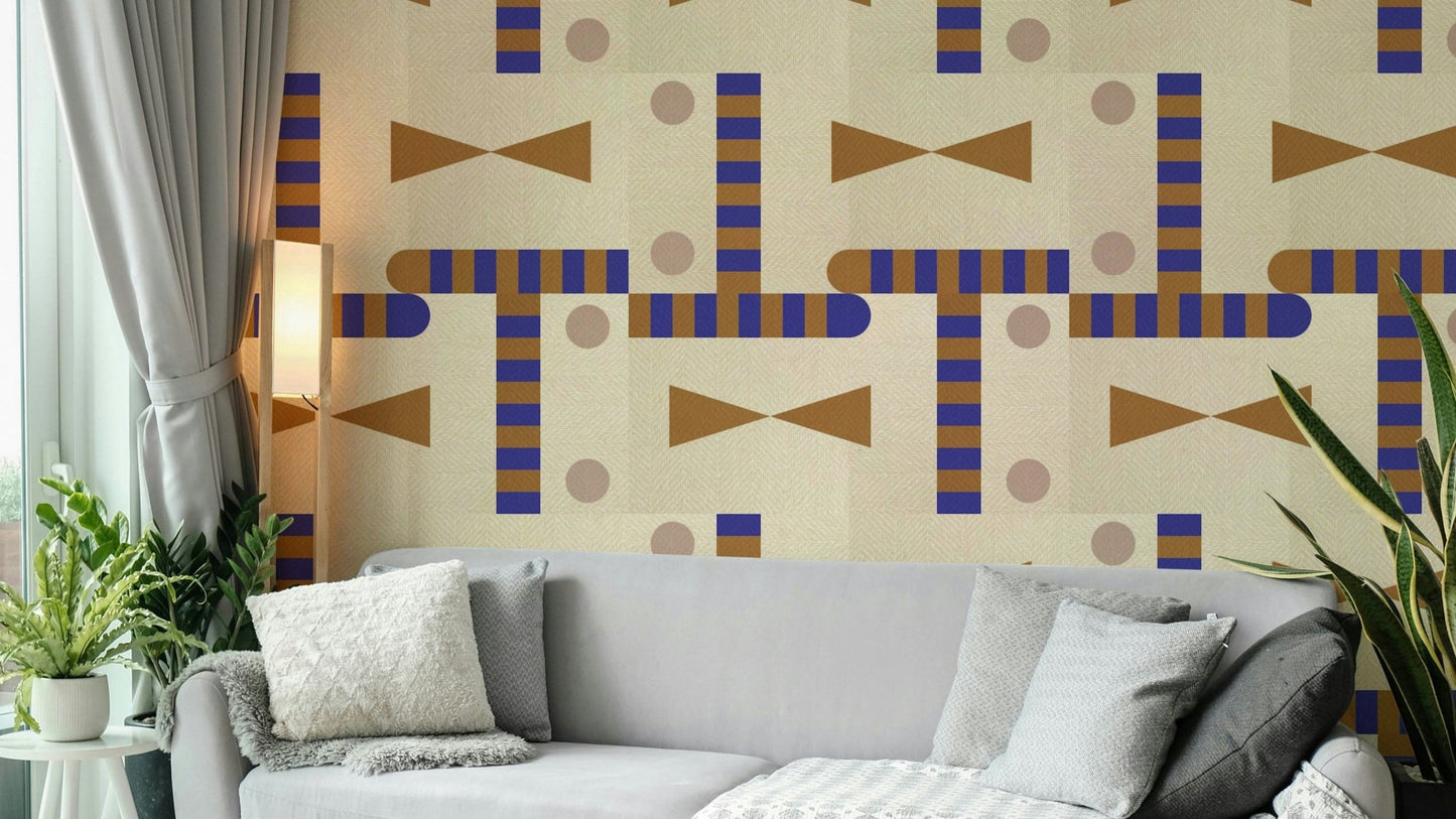 Geometric Maze Wallpaper⁠