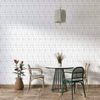 Wallpaper with a modern, flowing shapes design

