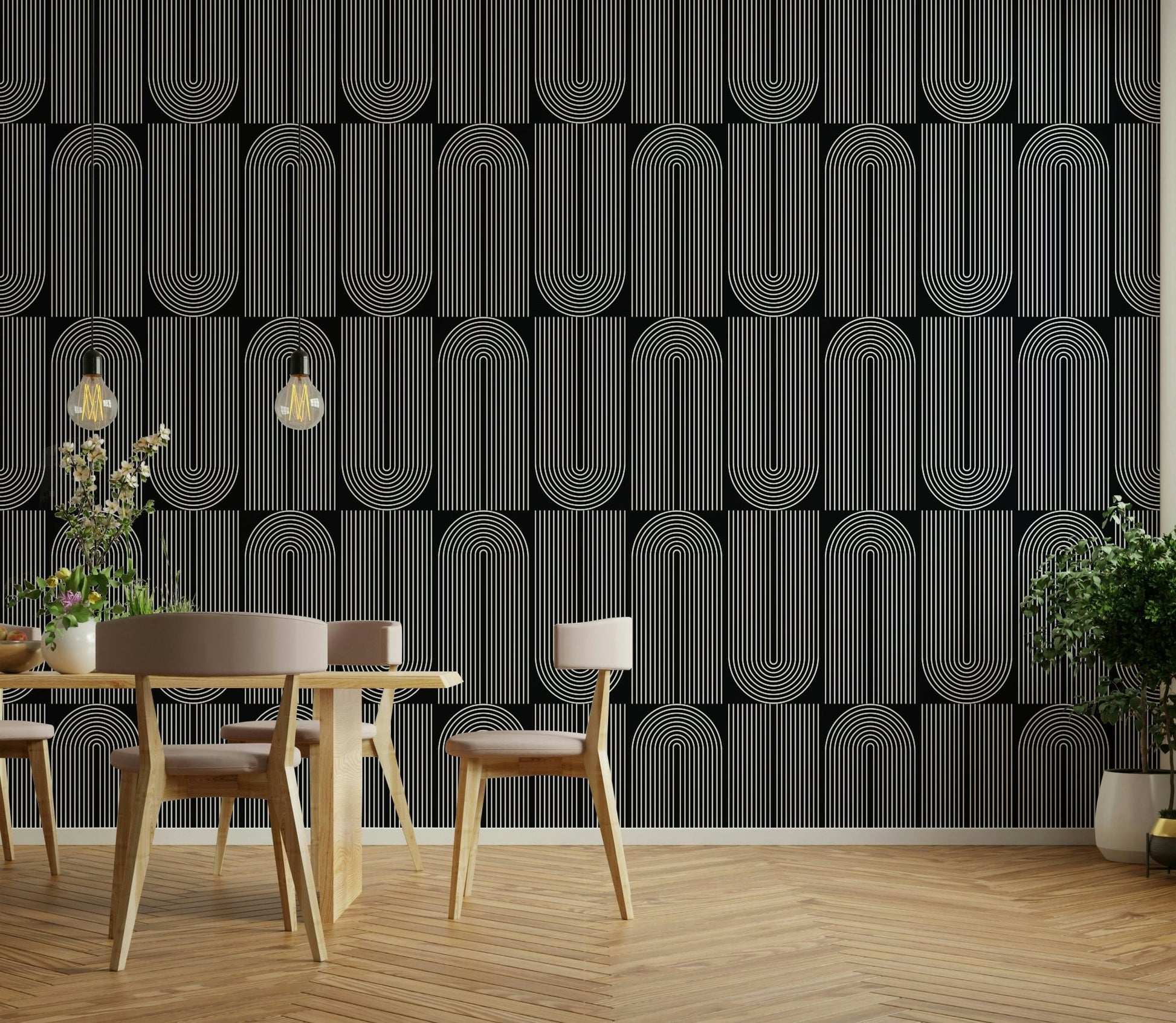 Wallpaper for walls with a sophisticated, artistic feel


