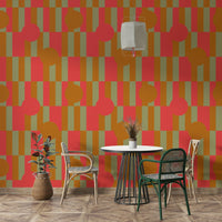Geometric Patch Wallpaper⁠