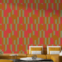 Geometric Patch Wallpaper⁠