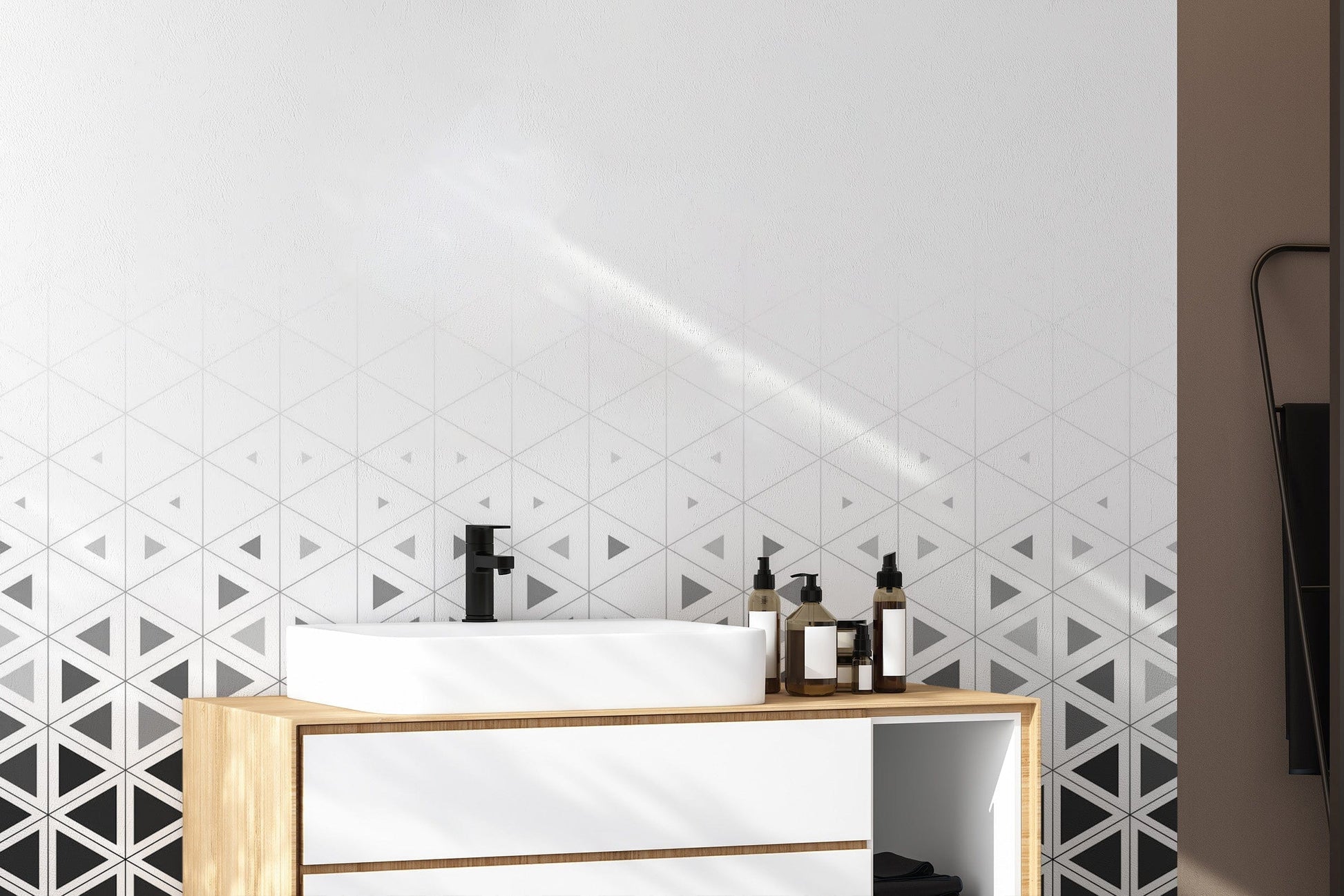 Elegant Geometric Wall Mural
