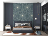 Opulent fan structure Geometric Radiance decorative paneling.