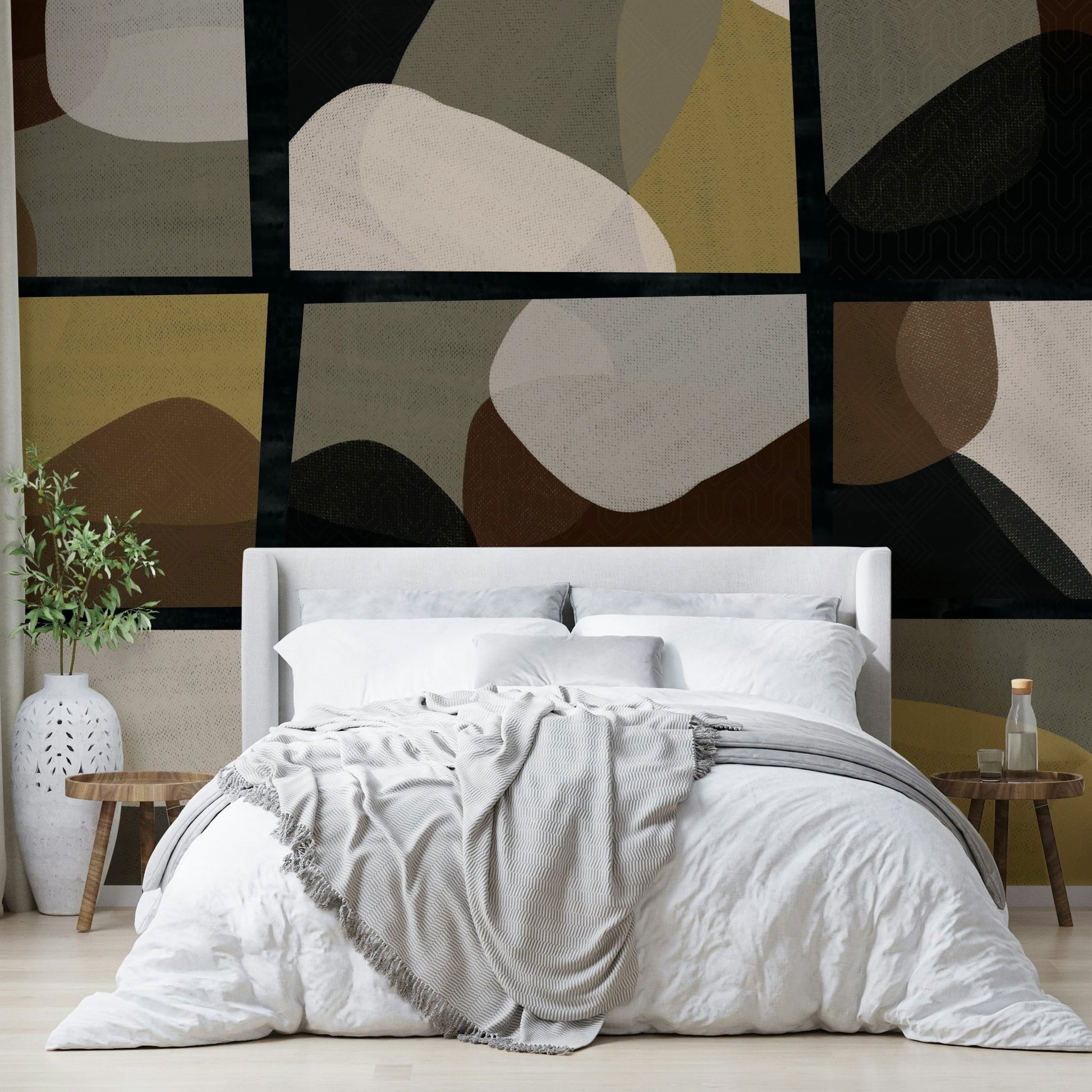 Angular stone pattern wallpaper

