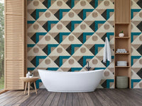 Triangle and circle wall decor

