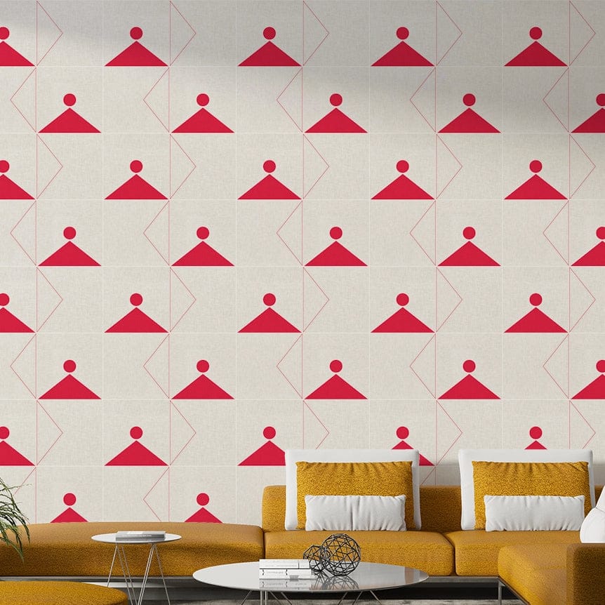 Abstract fabric design wallpaper

