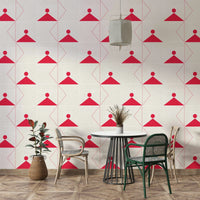 Contemporary shape wall pattern

