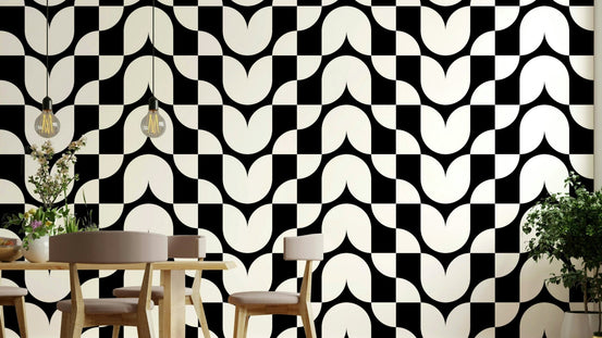 Wallpaper for walls with a sophisticated, abstract design, GD4459
