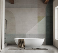 Geometric Vector Pastel Wallpaper Murals - Giffywalls