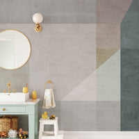 Geometric Vector Pastel Wallpaper Murals - Giffywalls
