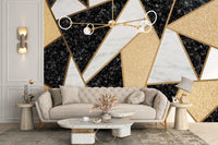 Geometric wallpaper with modern aesthetics
