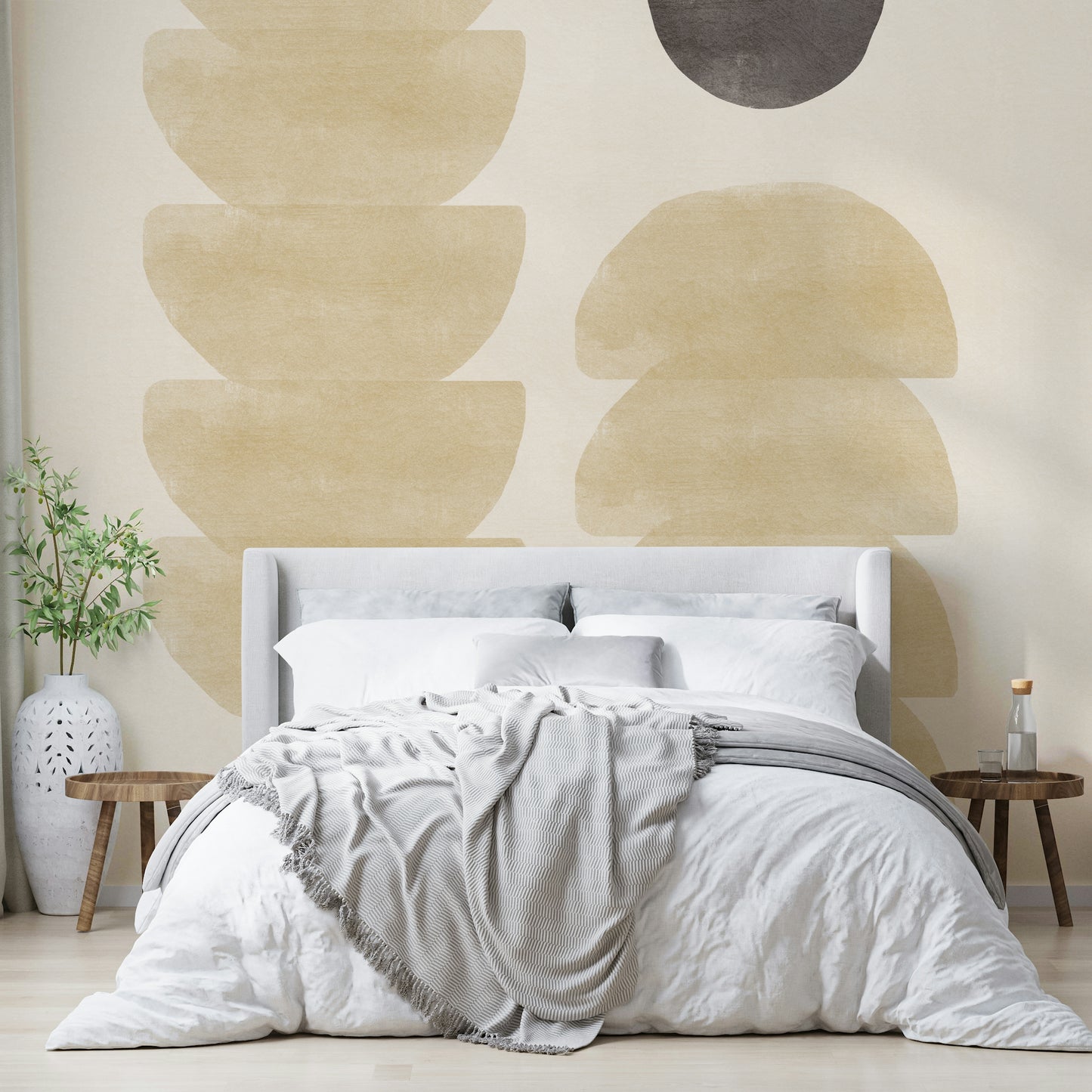 Geometric Zen Wall Mural