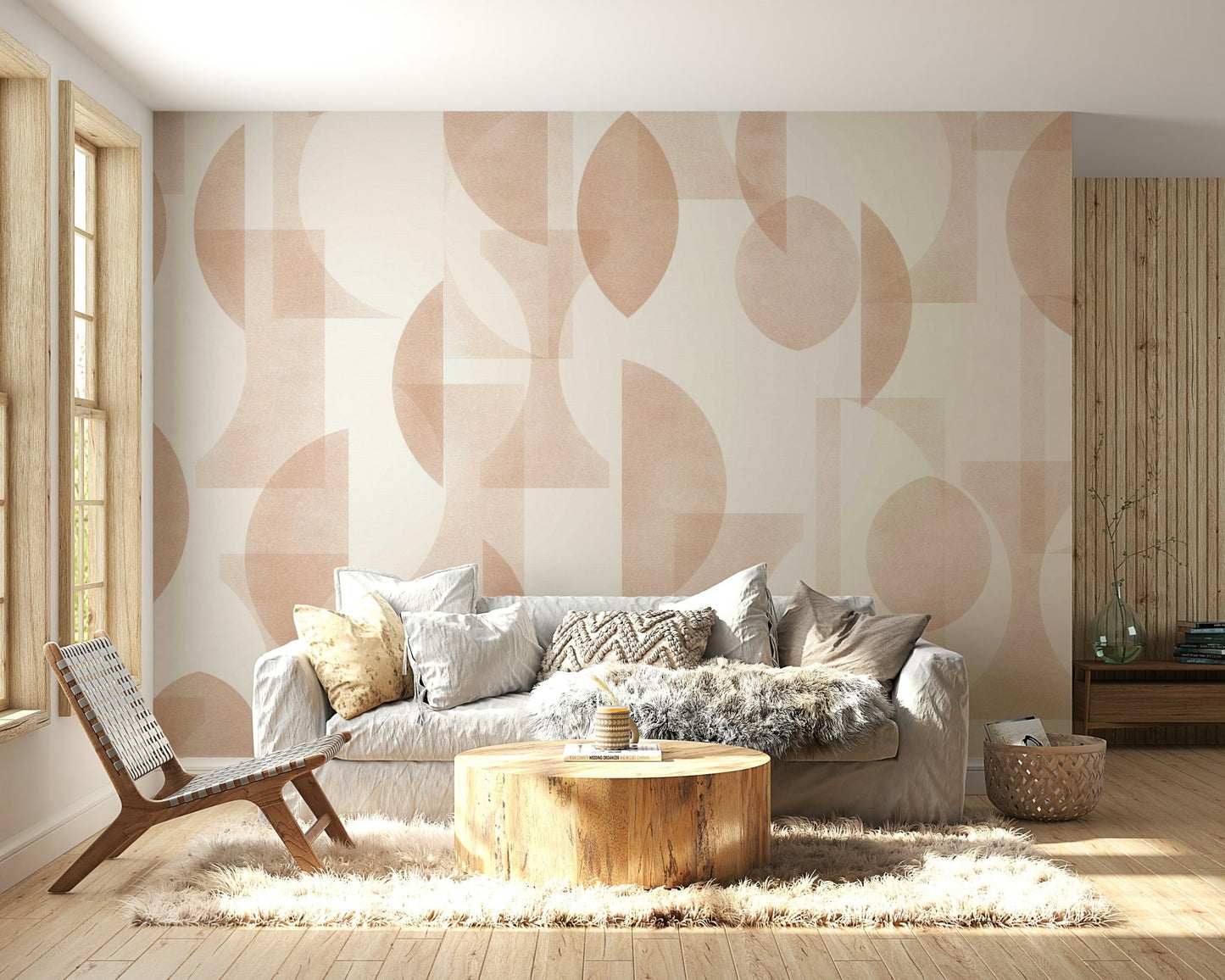 The style is artistic and abstract.
