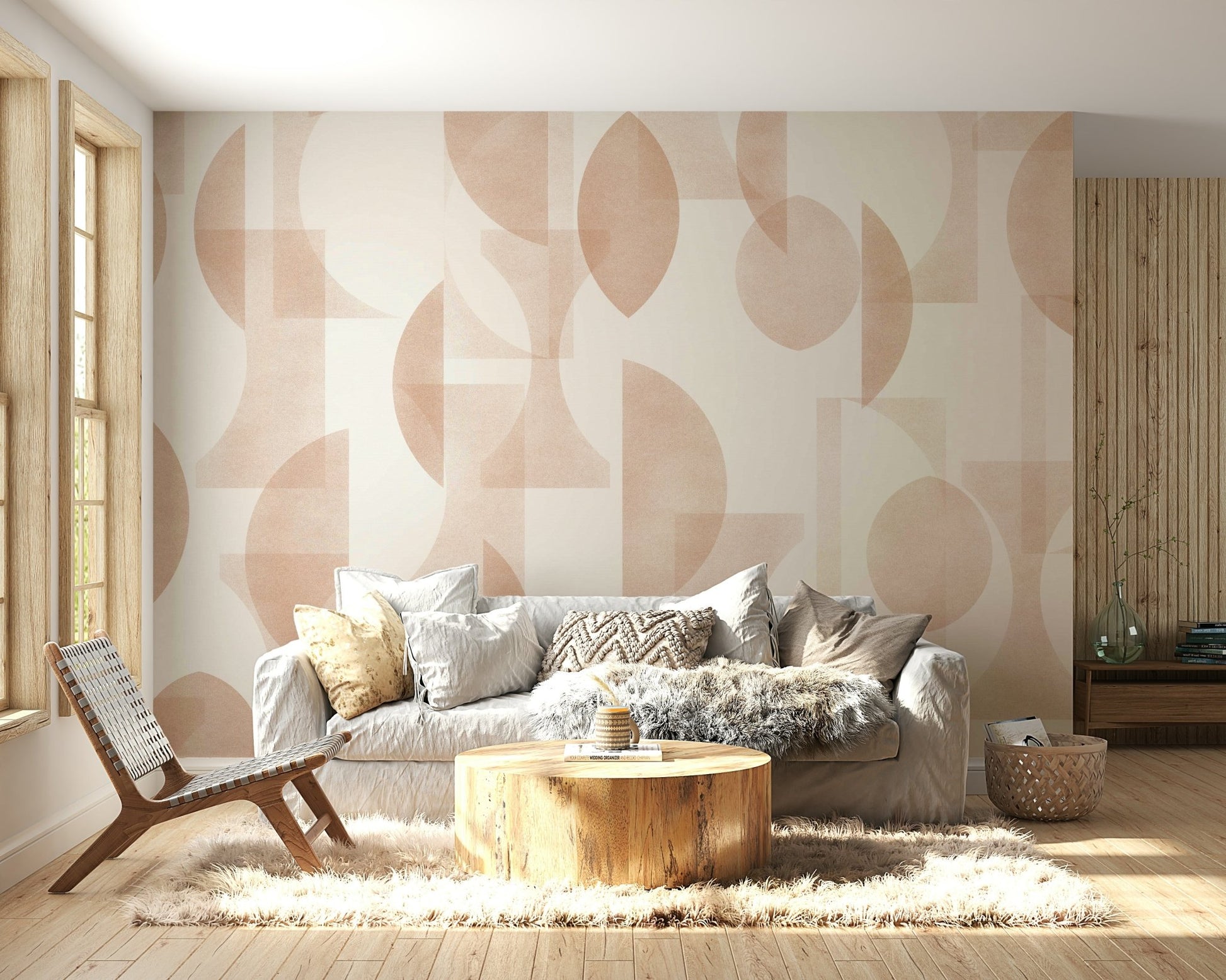 The style is artistic and abstract.
