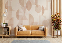 The color palette is warm and earthy, with shades of caramel, beige, and white.
