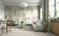 The image features a repeating design of shapes like arches and circles. GD4350
