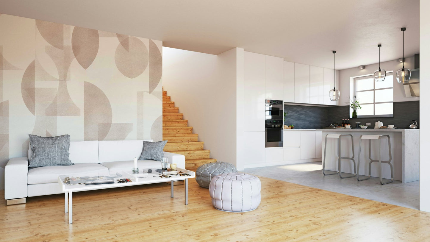 The mural is created for an entire wall, providing a unique backdrop. GD4350
