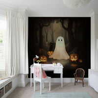 Ghost and black cat wallpaper GD4059
