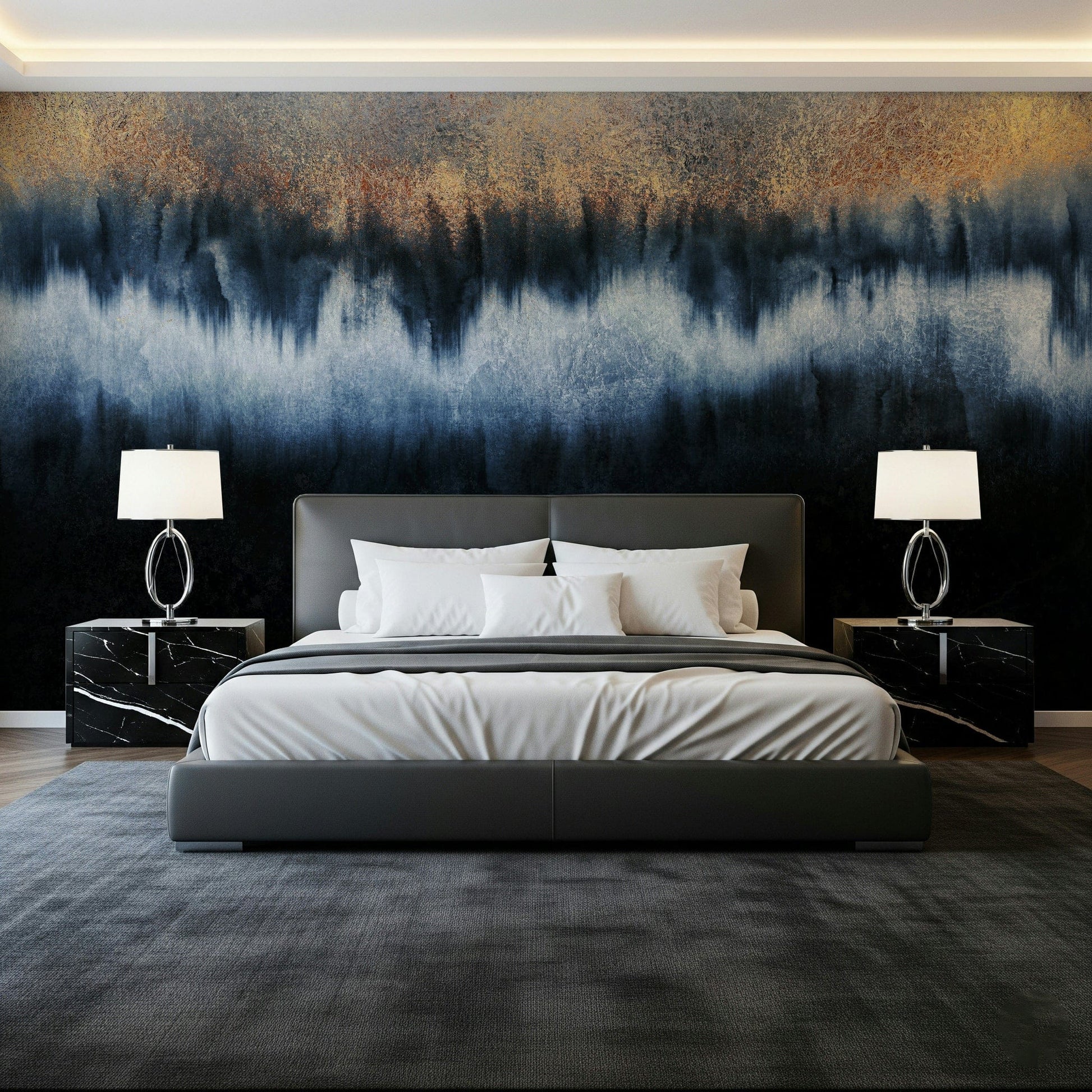 Gilded Depths Wall Mural