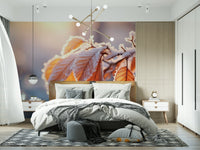 A beautiful modern art wall mural of delicate texture.