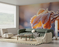 A contemplative gentle design wallpaper mural for a feature wall.