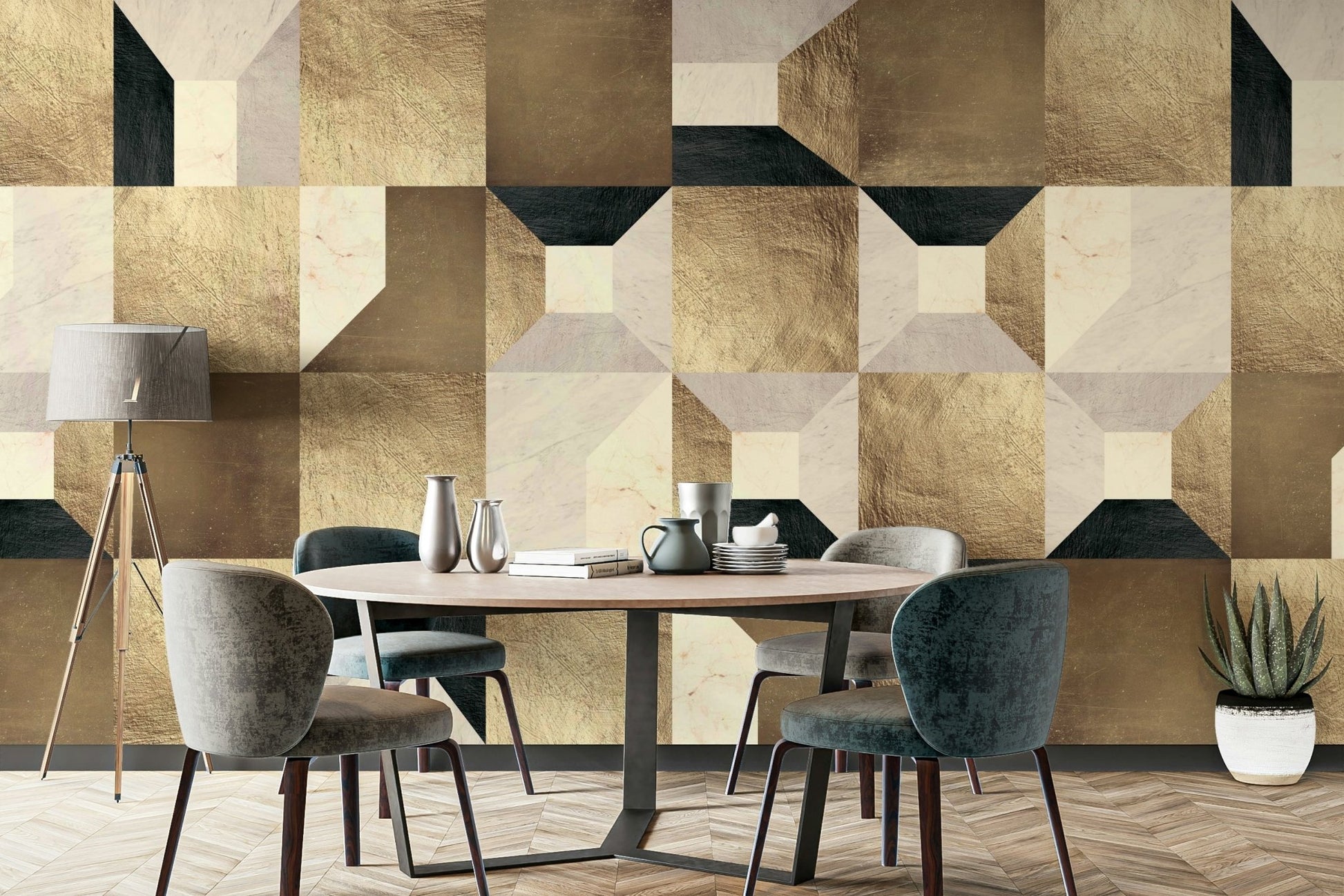 The design gives a sense of structure and elegance.

