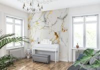 A classic marble swirl wallpaper for walls.