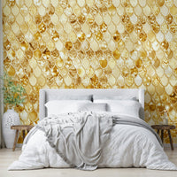 Gilded Scales Wall Mural GD3954