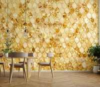 Gilded Scales Wall Mural GD3954