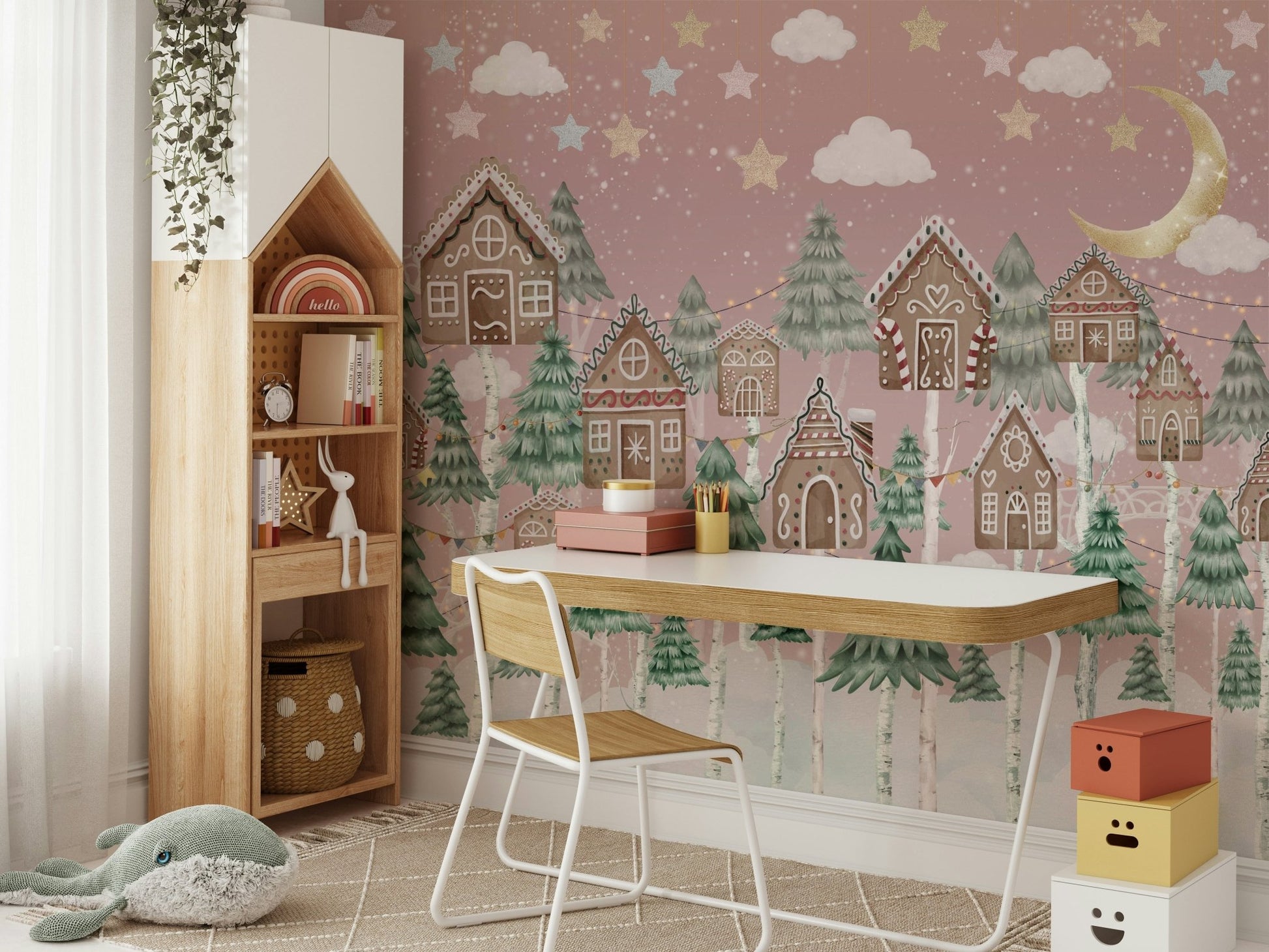 The overall mood is magical and calm.

