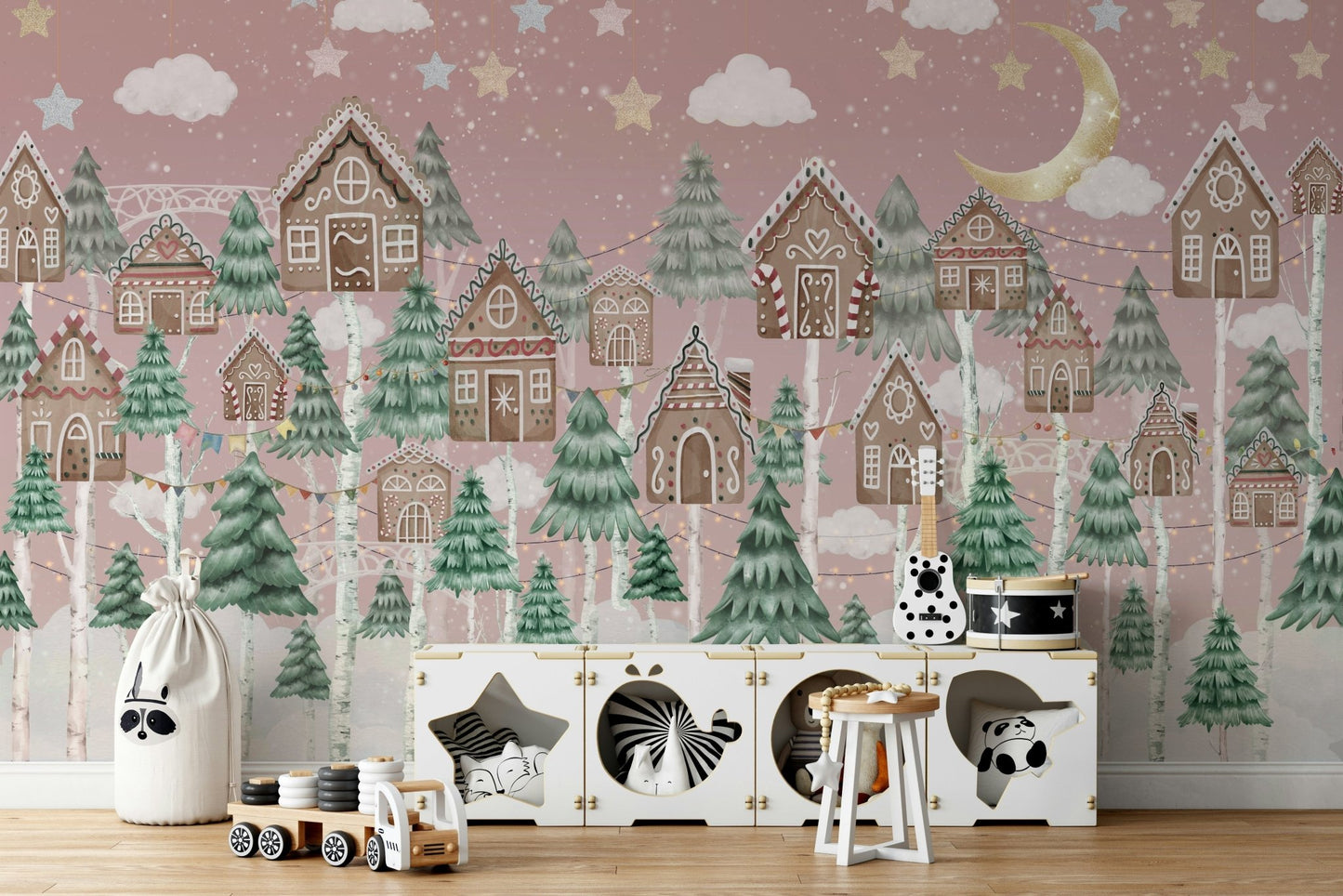 The scene feels quiet and dreamy.

