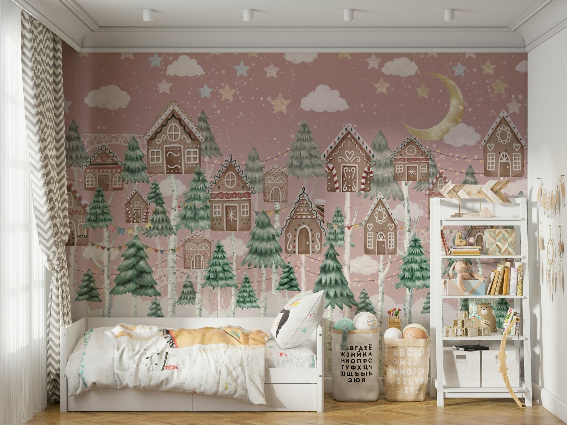 The art style is stylized and gentle.

