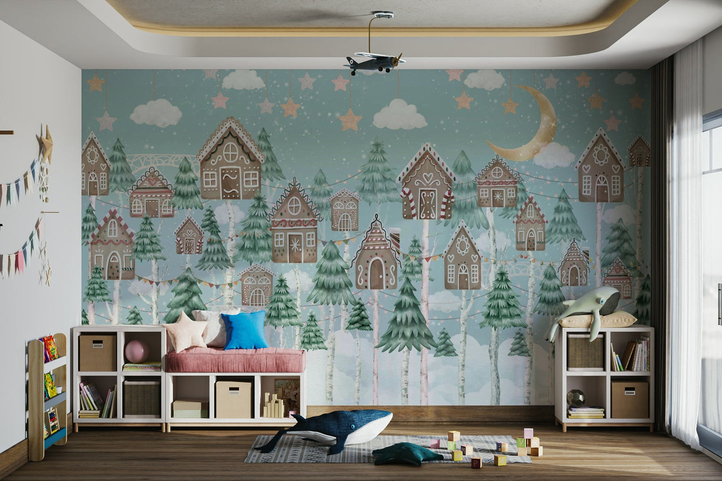 The design feels magical and peaceful.

