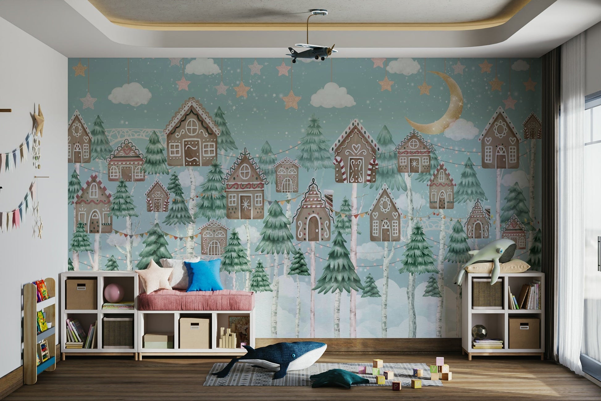 The design feels magical and peaceful.

