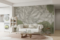Elegant ginkgo botanical print wallpaper
